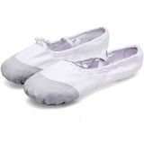 2 paar flats zachte ballet schoenen Latin Yoga Dance Sport schoenen voor kinderen & volwassene  schoenmaat: 37 (roze)