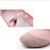 2 paar flats zachte ballet schoenen Latin Yoga Dance Sport schoenen voor kinderen & volwassene  schoenmaat: 37 (roze)