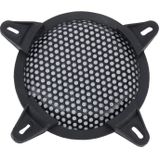 5 inch Car Auto Metal Mesh Black Round Hole Subwoofer Loudspeaker Protective Cover Mask Kit with Fixed Holder