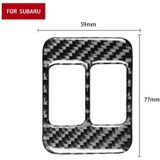 Car Carbon Fiber Seat Heating Button A Decorative Sticker for Subaru BRZ / Toyota 86 2017-2019  Left and Right Drive Universal