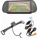 PZ709 437-W 7.0 inch TFT LCD Car External Wireless Rear View Monitor for Car Rearview Parking Video Systems