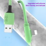 Enkay Hat-Prince Enk-CB210 2.4A USB tot 8-pin 90 graden elleboog siliconen gegevens Sync snelle oplaadkabel  kabellengte: 1 2 m