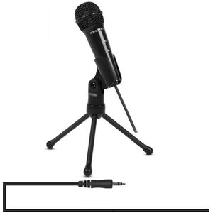 Yanmai SF-910 Professional Condenser Sound Recording Microphone with Tripod Holder  Cable Length: 2.0m  Compatible with PC and Mac for Live Broadcast Show  KTV  etc.(Black)