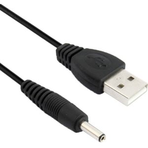 USB Male to DC 3.5 x 1.35mm Power Cable  Length: 1.2m (Black)