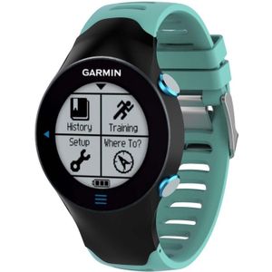 Smart Watch Silicone Wrist Strap Watchband for Garmin Forerunner 610(Mint Green)