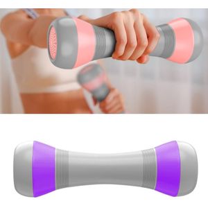 Ladies Home Adjustable Weight Fitness Dumbbells Arm Muscle Shaper  Weight: 2kg?Purple?