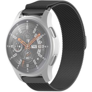 For Honor Magic Watch 2/Galaxy Active2 Milan Stainless Steel Mesh Strap 20MM(Zwart)