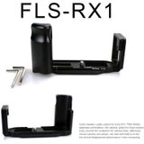 FITTEST FLS-RX1 Vertical Shoot Quick Release L Plate Bracket Base Holder for Sony RX1 (Black)
