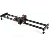 YELANGU L4X-BE YLG1817A 60cm Aluminum Alloy Splicing Slide Rail Track + 3-Wheel Video Pulley Rolling Dolly Car for SLR Cameras / Video Cameras