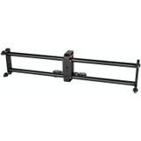 YELANGU L4X-BE YLG1817A 60cm Aluminum Alloy Splicing Slide Rail Track + 3-Wheel Video Pulley Rolling Dolly Car for SLR Cameras / Video Cameras