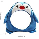 Baby Car Seat Reverse Car Rearview Mirror Pendant Plush Toy  Color:Penguin Mirror