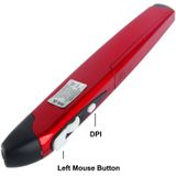 2.4GHz Wireless Pen Mouse with USB Mini Receiver  Transmission Distance: 10m (EL-P01)(Red)