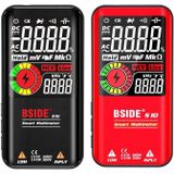 BSIDE Digital Multimeter 9999 Counts LCD Color Display DC AC Voltage Capacitance Diode Meter  Specification: S11 Recharge Version (Black)
