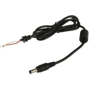 5.5 x 2.1mm DC Male Power Cable for Laptop Adapter  Length: 1.2m