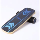 Surfing Ski Balance Board Roller Wooden Yoga Board  Specification: 03A Color Sand