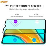 For Xiaomi Redmi 9 / 9A / 9C 5 PCS ENKAY Hat-Prince 0.26mm 9H 6D Curved Full Screen Eye Protection Green Film Tempered Glass Protector