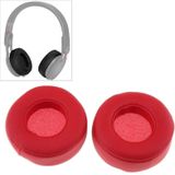 2 PCS For Beats Studio Mixr Headphone Protective Leather Cover Sponge Earmuffs (Red)