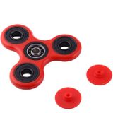 Fidget Spinner Toy Stress Reducer Anti-Anxiety Toy for Children and Adults  4 Minutes Rotation Time  Hybrid Ceramic Bearing + POM Material(Red)