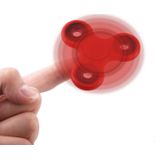 Fidget Spinner Toy Stress Reducer Anti-Anxiety Toy for Children and Adults  4 Minutes Rotation Time  Hybrid Ceramic Bearing + POM Material(Red)