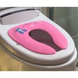 3 PCS Baby Travel Folding Potty Seat Portable Toilet Training Seat Children Urinalpot Chair Pad(Pink)