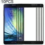 10 PCS Front Screen Outer Glass Lens for Samsung Galaxy A7 (2015) (Black)