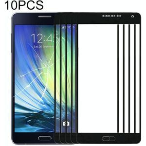 10 PCS Front Screen Outer Glass Lens for Samsung Galaxy A7 (2015) (Black)
