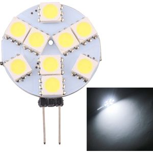 G9 9 LEDs SMD 5050 108LM 6000-6500K Stepless Dimming Energy Saving Light Pin Base Lamp Bulb  DC 12V (White Light)