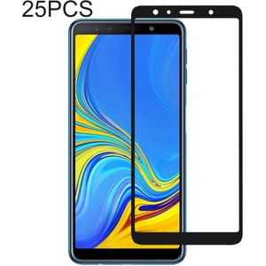 25 PCS Full Glue Full Cover Screen Protector Tempered Glass film for Galaxy A7 (2018)