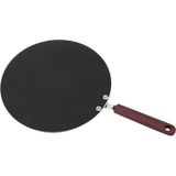 Pancake Fruit Pan Non Stick Pan Steak Frying Pan Multigrain Pancake Baking Tool  Size:30cm(Black)