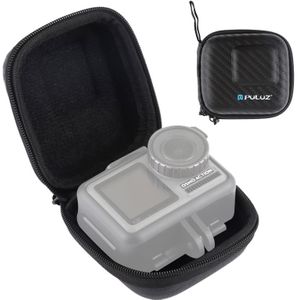 PULUZ Mini Portable Carbon Fiber Storage Bag for DJI OSMO Action  GoPro  Mijia  Xiaoyi and other Similar Size Cameras