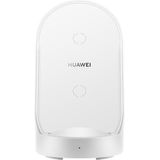 Original Huawei CP62R 50W Max Qi Standard Super Fast Charging Vertical Wireless Charger Stand with Type-C Cable + Adapter Set (White)