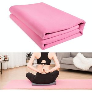 Yoga Blanket Meditation Auxiliary Blanket Yoga Supplies(Pink)