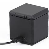 RUIGPRO USB Triple Batteries Housing Charger Box with USB Cable & LED Indicator Light for GoPro HERO9 Black (Black)