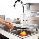 Kitchen Instant Electric Hot Water Faucet EU Plug  Style:Lamp Display Big Elbow