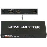 2 Ports 1080P HDMI Splitter  1.3 Version  Support HD TV / Xbox 360 / PS3 etc(Black)