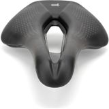 PROMEND SD-566 Road Bike Hollow Comfortable Saddle Carbon Fiber Saddle  Size: M(Black)