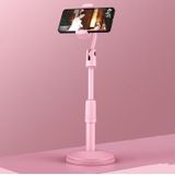 4 PCS Desktop Stand Mobiele Telefoon Tablet Live Broadcast Stand Telescopische Disc Stand  Kleur: Roze