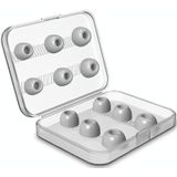 12 PCS Wireless Earphone Replaceable Memory Foam Ear Cap Earplugs for AirPods Pro  with Storage Box(Grey)