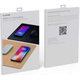 JAKCOM MC2 Wireless Fast Charging Mouse Pad  Support iPhone Huawei Xiaomi and Other QI Standard Smart Phones(Apricot)