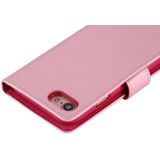 MERCURY GOOSPERY RICH DIARY for  iPhone 8 & 7  PU + TPU Crazy Horse Texture Horizontal Flip Leather Case with Card Slots & Wallet(Pink)