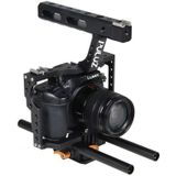 PULUZ Camera Cage Handle Stabilizer for Sony A7 & A7S & A7R  A7R II & A7S II  A7RIII & A7 III  Panasonic Lumix DMC-GH4(Orange)