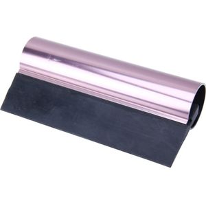 Car Auto Body Surface Window Wrapping Film Black Rubber Scraper Sticker Tool Black with Pink Metal Handle