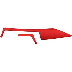 Car Suede Wrap Dashboard Decorative Strip for BMW 3 Series 3GT / 4 Series 2013-2019  Left Drive(Red)