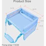Children Waterproof Dining Table Toy Organizer Baby Safety Tray Tourist Painting Holder (Funny Fruit)