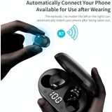 ROCK EB62 TWS Mini Bluetooth Earphone with Magnetic Charging Box  Support LED Power Digital Display & Call