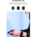 GT20 1.69 inch TFT Screen IP67 Waterproof Smart Watch  Support Music Control / Bluetooth Call / Heart Rate Monitoring / Blood Pressure Monitoring  Style:Silicone Strap(Black)