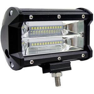 5 inch 18W 24 LED Waterproof IP67 Two Bar Modified Off-road Lights Spotlight Light Car Work Lights  DC 9-48V(White Light)