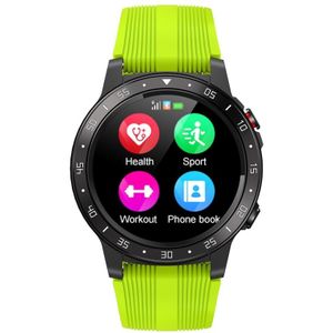 SMA-M5 1.3 inch IPS Full Touch Screen IP67 Waterproof Outdoor Sports Watch  Support Bluetooth / Call / GPS / Sleep & Blood Pressure & Heart Rate Monitor (Green)