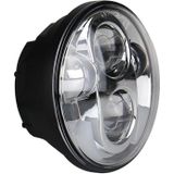 5.75 inch DC12V 6000K-6500K 40W Car LED Headlight for Harley(Silver)