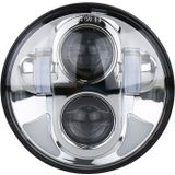 5.75 inch DC12V 6000K-6500K 40W Car LED Headlight for Harley(Silver)